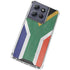 South Africa Flag Distressed Moto G 5G (2025) Clear Case