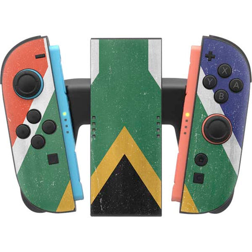 South Africa Flag Distressed Nintendo Switch 2 (2025) Joy-Con Controller Skin