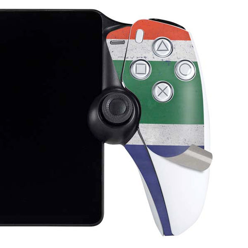 South Africa Flag Distressed PlayStation Portal Remote Player Skin