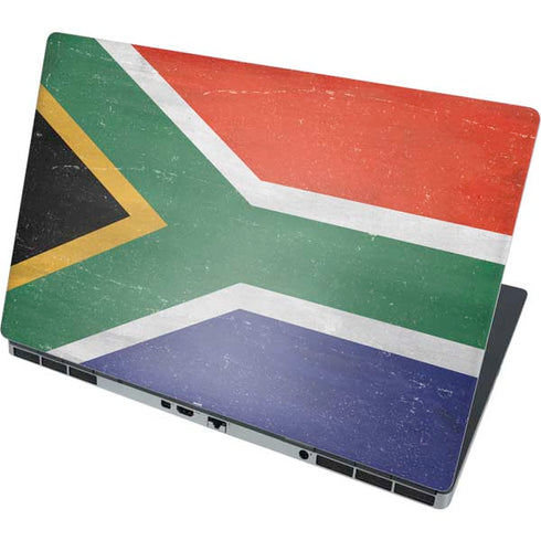 South Africa Flag Distressed Dell Precision Skin
