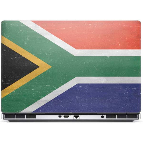 South Africa Flag Distressed Dell Precision Skin