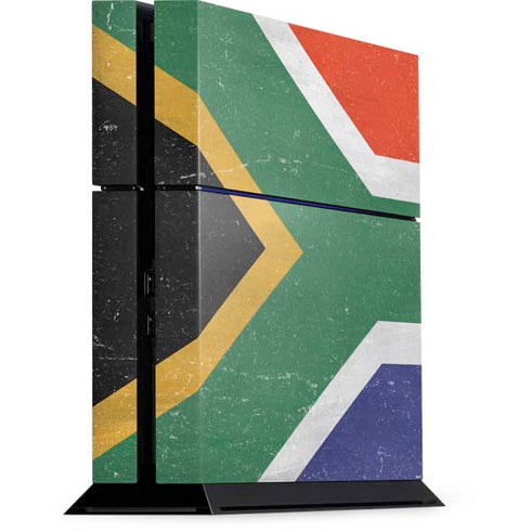 South Africa Flag Distressed PlayStation PS4 Skins