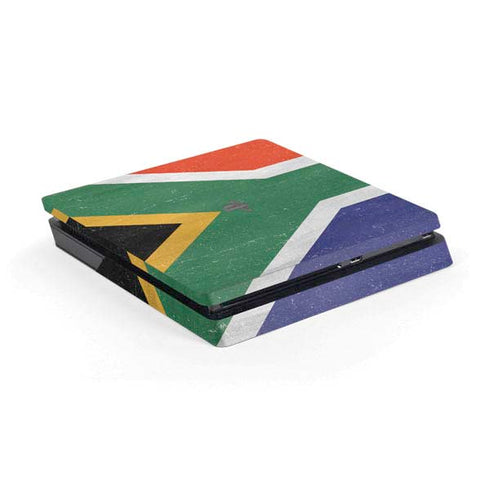 South Africa Flag Distressed PlayStation PS4 Skins