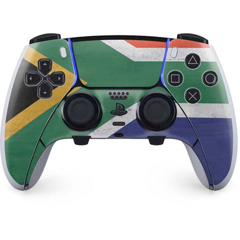 South Africa Flag Distressed PlayStation PS5 Skins
