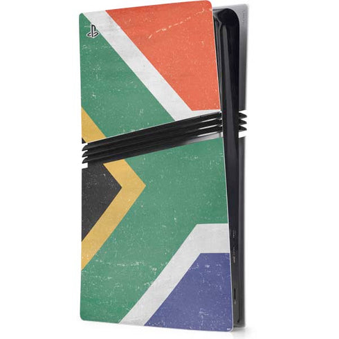 South Africa Flag Distressed PlayStation PS5 Skins