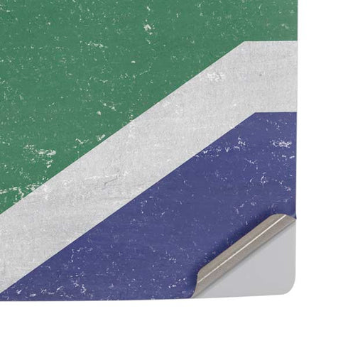 South Africa Flag Distressed PS5 Pro Disk Console Skin