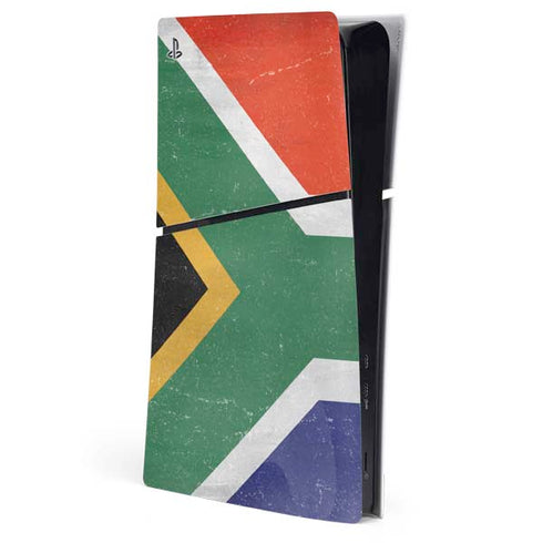 South Africa Flag Distressed PlayStation PS5 Skins