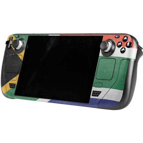 South Africa Flag Distressed Steam Deck Handheld Gaming Computer Skin