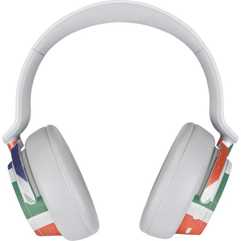 South Africa Flag Distressed Surface Headphones Skin