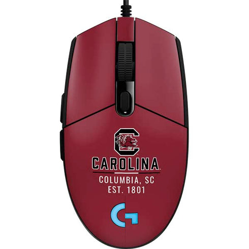 University of South Carolina Columbia SC, EST. 1801 G203 Prodigy RGB Wired Gaming Mouse Skin