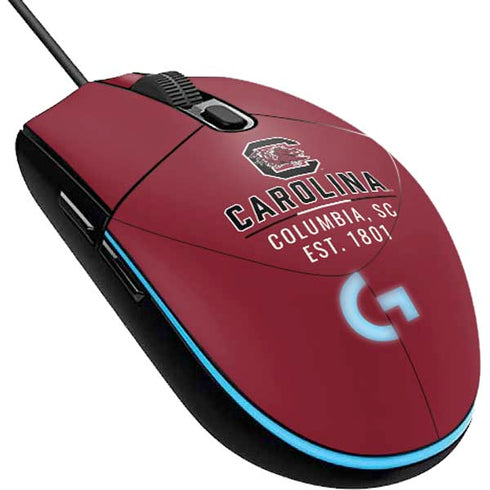 University of South Carolina Columbia SC, EST. 1801 G203 Prodigy RGB Wired Gaming Mouse Skin