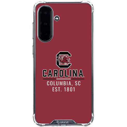University of South Carolina Columbia SC, EST. 1801 Galaxy A36 5G Clear Case