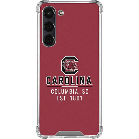 University of South Carolina Columbia SC, EST. 1801 Galaxy S24 FE Clear Case