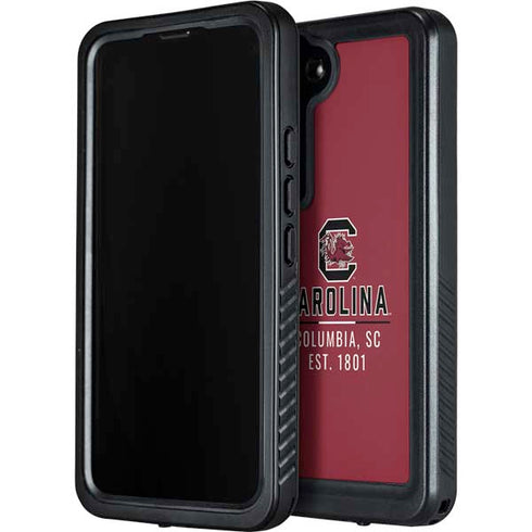 University of South Carolina Columbia SC, EST. 1801 Galaxy S24 Plus Waterproof Case