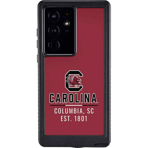 University of South Carolina Columbia SC, EST. 1801 Galaxy S24 Ultra Waterproof Case