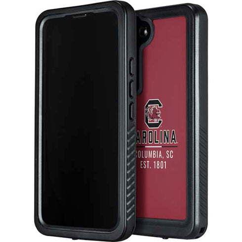 University of South Carolina Columbia SC, EST. 1801 Galaxy S24 Waterproof Case