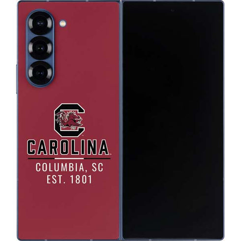 University of South Carolina Columbia SC, EST. 1801 Galaxy Z Fold6 Skin