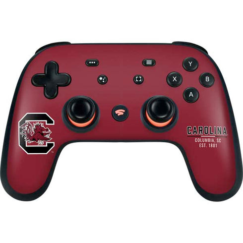 University of South Carolina Columbia SC, EST. 1801 Google Stadia Controller Skin