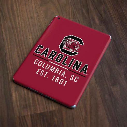 University of South Carolina Columbia SC, EST. 1801 Apple iPad Skin