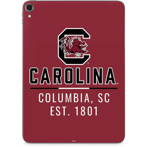 University of South Carolina Columbia SC, EST. 1801 Apple iPad Pro Skin