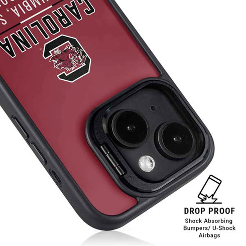 University of South Carolina Columbia SC, EST. 1801 iPhone 14 Plus Kickstand Case