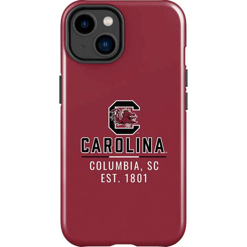 University of South Carolina Columbia SC, EST. 1801 iPhone 15 Impact Case