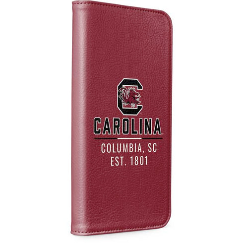 University of South Carolina Columbia SC, EST. 1801 iPhone 15 Plus Folio Case