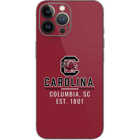 University of South Carolina Columbia SC, EST. 1801 iPhone 15 Pro Max Skin