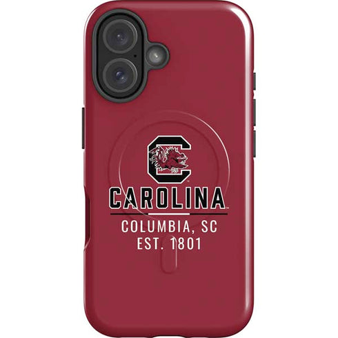 University of South Carolina Columbia SC, EST. 1801 iPhone 16 Plus Magsafe Impact Case