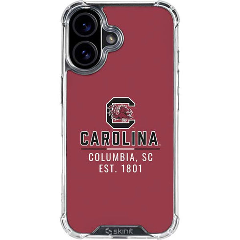 University of South Carolina Columbia SC, EST. 1801 iPhone 17 Clear Case