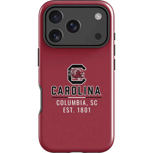 University of South Carolina Columbia SC, EST. 1801 iPhone 18 Pro Max Impact Case