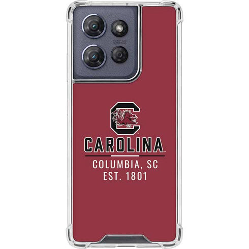 University of South Carolina Columbia SC, EST. 1801 Moto G Stylus 5G (2025) Clear Case