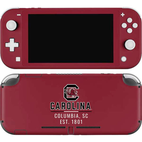 University of South Carolina Columbia SC, EST. 1801 Nintendo Switch Lite Skin