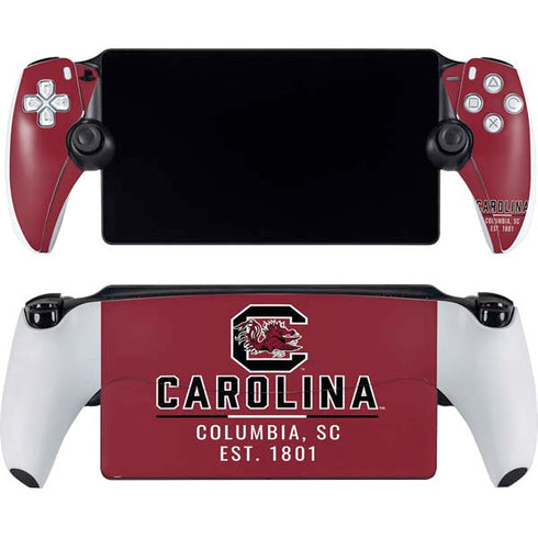 University of South Carolina Columbia SC, EST. 1801 PlayStation Portal Remote Player Skin