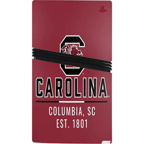 University of South Carolina Columbia SC, EST. 1801 PS5 Pro Console Skin