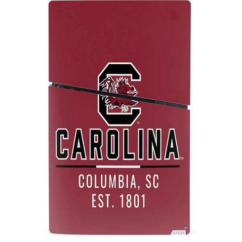 University of South Carolina Columbia SC, EST. 1801 PS5 Slim Digital Edition Console Skin