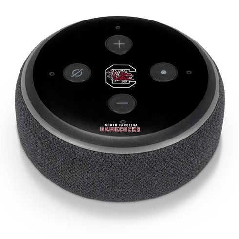 University of South Carolina Gamecocks Black Amazon Echo Dot Skin