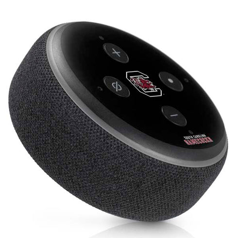 University of South Carolina Gamecocks Black Amazon Echo Dot Skin