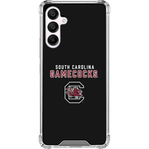 University of South Carolina Gamecocks Black Galaxy A16 5G Clear Case