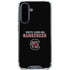 University of South Carolina Gamecocks Black Galaxy A36 5G Clear Case