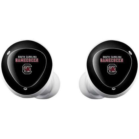 University of South Carolina Gamecocks Black Galaxy Buds Plus Skin