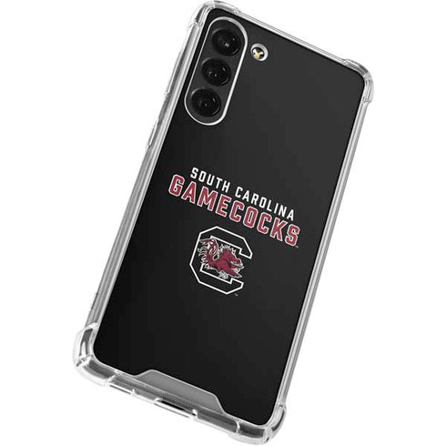 University of South Carolina Gamecocks Black Galaxy S24 FE Clear Case