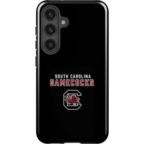 University of South Carolina Gamecocks Black Galaxy S25 Impact Case