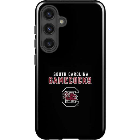 University of South Carolina Gamecocks Black Galaxy S25 Plus Impact Case