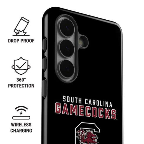 University of South Carolina Gamecocks Black Galaxy S26 Impact Case