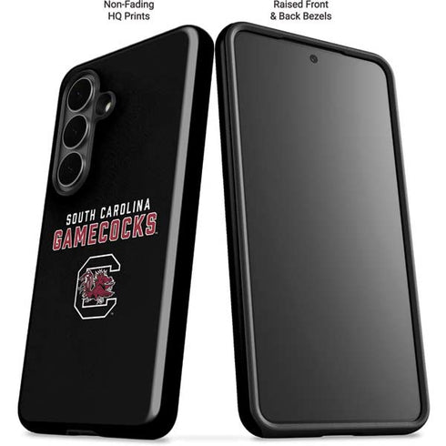 University of South Carolina Gamecocks Black Galaxy S26 Plus Impact Case