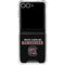 University of South Carolina Gamecocks Black Galaxy Z Flip7 Clear Case