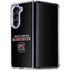 University of South Carolina Gamecocks Black Galaxy Z Fold5 5G Clear Case