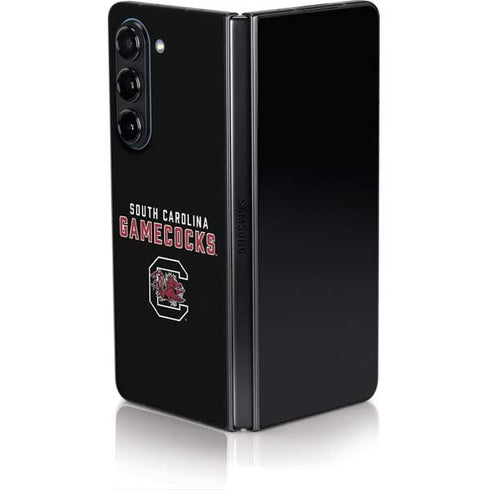 University of South Carolina Gamecocks Black Galaxy Z Fold5 5G Skin