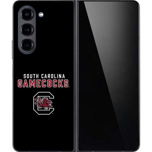 University of South Carolina Gamecocks Black Galaxy Z Fold5 5G Skin